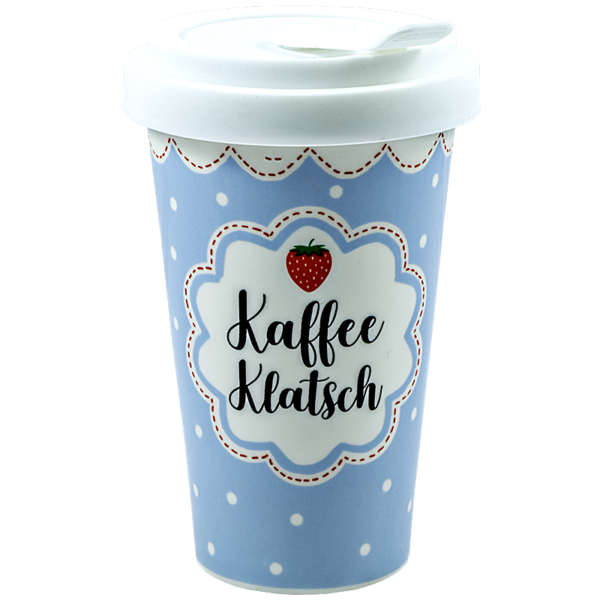 Kaffee Klatsch – Porzellan To Go Becher