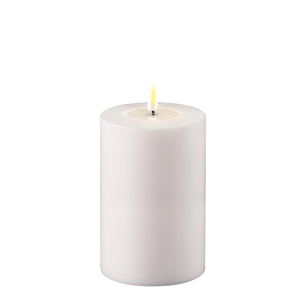 Weiß – Stumpfkerze LED Kerze <br> Ø10*15cm OUTDOOR <br> Deluxe Homeart