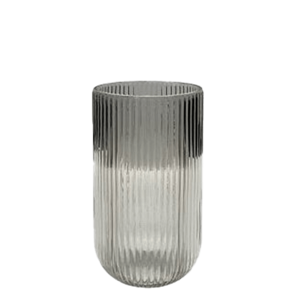 Vase Relax Struktur lüster-klar<br> 13 Ø 26h – Kaheku